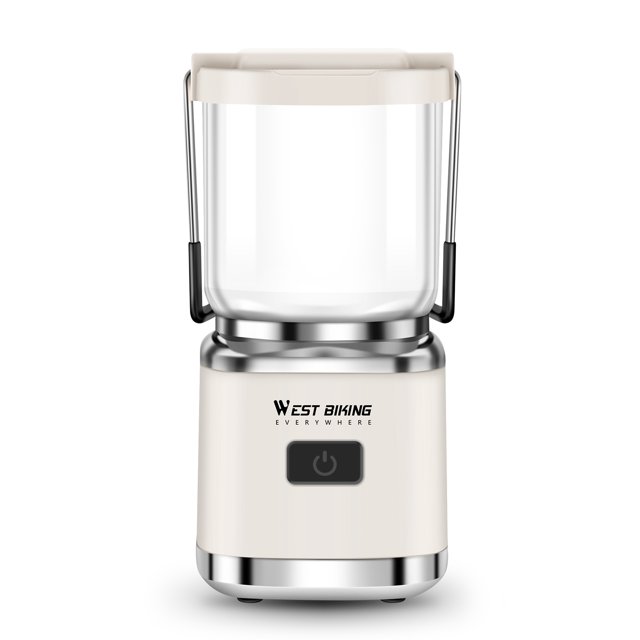 WEST BIKING Portable Rechargeable Camping Lantern - Mini Handheld Tent Light with Logo, IPX5 Waterproof, Adjustable Brightness, Lightweight Design for Outdoor Adventures, Available in Multiple Colors