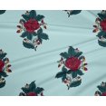 thumbnail image 4 of oneOone Tissu Polyester Lycra Imprimé Feuilles & Floral pour Couture BTY 56 Pouces de Large, 4 of 4