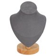 thumbnail image 2 of Necklace Holder Stand Organizer for Retail Store - Space Saving Clear Log Flannel PU Leather Necklace Display Holder Necklace Holder Necklace Holder Stand Necklace Display Holder, 2 of 8