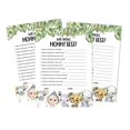 thumbnail image 1 of Inkdotpot 50 PackWho Knows Mommy BestBaby Shower GameCards Safari Jungle Animals FunActivity Cards, 1 of 5