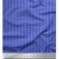 thumbnail image 1 of Soimoi polyester Crepe Fabric Stripe & Leaves Artistic Decor Fabric Printed Yard 52 Inch Wide, 1 of 3