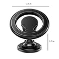 thumbnail image 3 of TopLLC Magnetic Phone Car Mount Car Phone Holder For Dashboard Magnet Cell Phone Mount Universal, 3 of 9