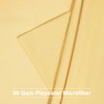 thumbnail image 3 of PiccoCasa Soft 1800 Microfiber Oxford Pillowcases 2Pcs, Standard Gold, 3 of 8