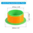thumbnail image 2 of Unique Bargains Poignée de Rétrécissement 3 Pouces, Distributeur de Pellicule Extensible 4 Pcs Distributeur de Film Extensible Main en Plastique pour Meubles, Vert, 2 of 5