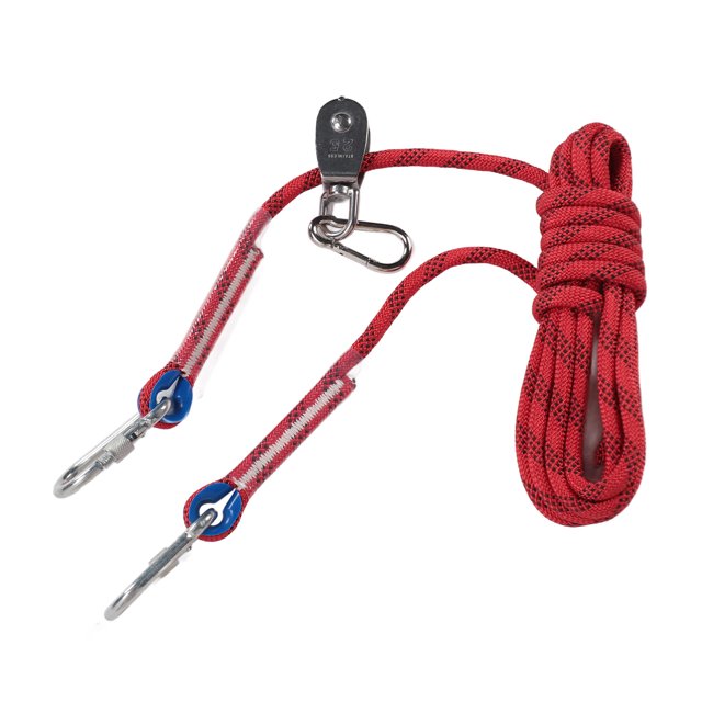 Reflective Dog Tie Out Cable, 16.4ft Long, With 360 Degree Rotating Pulley, For Outdoor Camping Yard