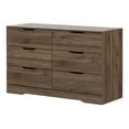 thumbnail image 2 of South Shore Holland 6-Drawer Dresser for Adult, in Natural Walnut, 2 of 10
