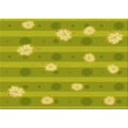 thumbnail image 1 of Ahgly Tapis Rectangulaire Lavable en Machine Intérieur Transitionnel Jaune Foncé Vert, 8 Pieds x 12 Pieds, 1 of 7