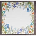 thumbnail image 2 of Vargottam Collection de Luxe Linge de Table Décor Serviette en Coton Tissu Imprimé Serviettes Réutilisables Ensemble de 4, 20 X 20 - Printemps, 2 of 6