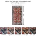 thumbnail image 2 of JV Home Runner Rug Oushak Red Brown 2'7" x 5' Washable Rugs Anti Slip, 2 of 7