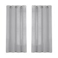 thumbnail image 1 of Rideaux Transparents en Lin 52x63 Po 2 Pcs Longueur Rideaux Semi-Transparents Rideaux Texturés Thermiques Rideaux de Protection de la Vie Privée Traitements de Fenêtre Réduisant le Bruit pour Chambre Salon Patio Porte Vitrée, 1 of 9