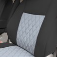 thumbnail image 4 of For Toyota Sienna 2011-2020 FH Group Neoprene Waterproof Custom Fit Car Seat Covers - 3rd Row Gray, 4 of 6