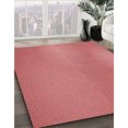 thumbnail image 3 of Ahgly Company Tapis d'Intérieur Ronds Transitionnels Lavables à la Machine, Corail Clair Rose, 4 Pieds Rond, 3 of 7