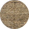 thumbnail image 1 of Ahgly Company Tapis d'Intérieur Ronds Abstraits Brun Rouge Uni, 3 Pieds Rond, 1 of 6
