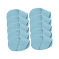 thumbnail image 2 of 10 Pcs Couvre-Chefs de Fer de Golf Housse de Protection en PU Durable Léger Bleu Clair, 2 of 9
