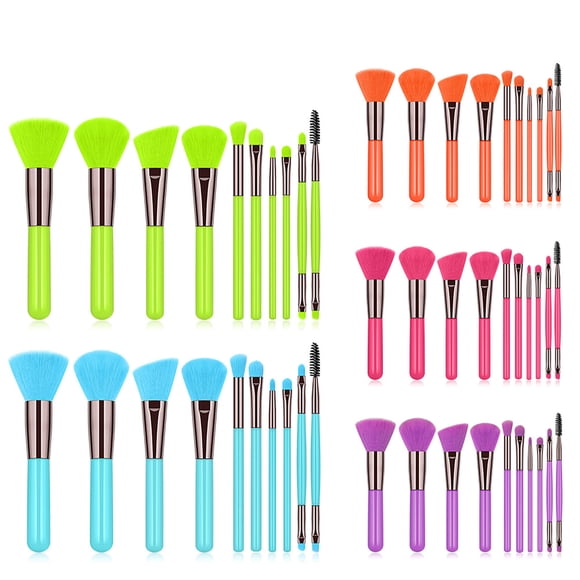 mtvxesu Makeup Brush Makeup Tool Set Big Brush Beauty Brush 10pcs Sale