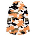 thumbnail image 3 of Penkiiy Manteau Tactique Coquille Souple Long Imperméable Léger à Imprimé pour Femme, Doublé en Molleton, Coupe-Vent 5TG Multicolore, 3 of 3
