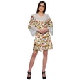 thumbnail image 3 of Moomaya Short Robes For Women Lightweight Venice Lace Summer Loungewear, 3 of 6