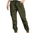 thumbnail image 2 of LSLJS Fashion Women Plus Size Drawstring Casual Elastic Waist Pocket Loose Pants, 2 of 8