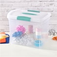 thumbnail image 4 of Sterilite Large Nesting ShowOffs Portable File Box with Latches (18 Pack), 4 of 12