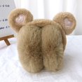 thumbnail image 4 of Cache-Oreilles d'Hiver Chauds en Peluche Épaisse Douce Protège-Oreilles Chauds (Rose Foncé), 4 of 7