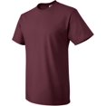 thumbnail image 4 of Fruit Of The Loom Mens HD Cotton Short Sleeve Crew T-Shirt, M, Maroon, 4 of 8