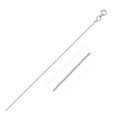 thumbnail image 1 of 10k White Gold Classic Box Chain 0.6mm 20 in, 1 of 3