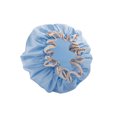 thumbnail image 2 of Uscallm Bonnet de Douche pour Femmes, Lot de 2, Double Couche, Bonnet de Shampoing Imperméable, Protection des Cheveux Épaissie, Résistant à l'Huile, Bonnets de Bain Réutilisables pour la Douche et la Natation, 2 of 7
