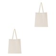 thumbnail image 3 of maskred Large Capacity Tote Bag Reliable Shopping Companion Sturdy And Durable Beige 2Set, 3 of 6