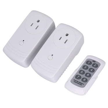 Prise US Sans Fil Intelligente avec Télécommande 80-260 V (2 Prises)