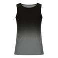 thumbnail image 3 of LSLJS Mens Gradient Print Tank Tops Sleeveless Crew Neck T Shirt Beach Muscle Tank Tops, 3 of 4