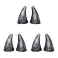 thumbnail image 3 of Baohd 2pieces Sticker Stand Out Crowd With Stylish Devil Horn Car Roof Decoration silver 3Set, 3 of 6