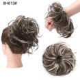 thumbnail image 2 of Chignon Synthétique Désordonné Pièce de Cheveux Ondulée Bouclée Élastique Chignon Épais pour Femmes Filles, 2 of 7