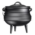 thumbnail image 2 of Cast Iron Pre-Seasoned Potjie African Pot With Lid, 10 Quarts, Size 4, 2 of 8
