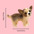 thumbnail image 3 of TIELUTT Mignon Chien de Compagnie Réaliste Jouet en Peluche Doux Jouet Chien de Compagnie Poupée en Forme Enfants, 3 of 4