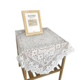 thumbnail image 1 of Lefu Nappe de Table Basse en Dentelle Blanche, Housse de Table Anti-Poussière, Armoire TV, Ménage, 1 of 5