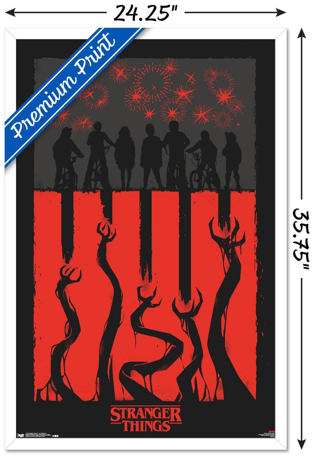 Netflix Stranger Things: Season 3 - 4Th Illustration Wall Poster