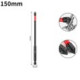 thumbnail image 1 of 1 Pcs 150mm Non-slip PH2 Magnetic Batch Head Cross Screwdriver Impact Drill Bit, 1 of 8
