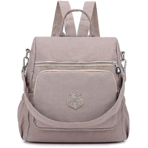Sac à dos Femmes Elegant School Sac à dossier Femmes Sac à main Sac à jour étanche Nylon Girls Sac scolaire Voyage sac à dos Antivol Sacs à dos, Noir,Apricot