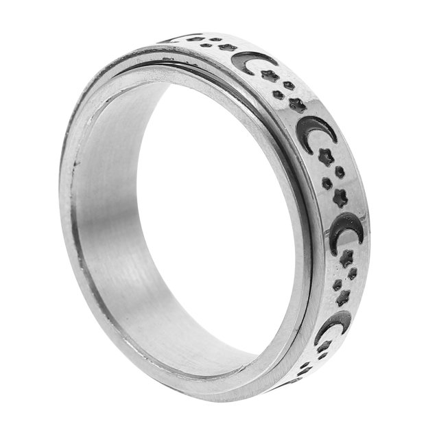 Shisuyan Bague Ronde en Acier Titane 1 Paquet 0,68 X 0,68 Po