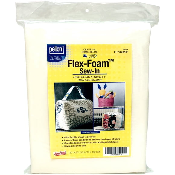 Pellon Flex-Foam Sew-In Stabilizer-20"X60" - FF776020