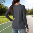 thumbnail image 4 of Ailaofu Women's Sun Shirts Protection Rash Guard Long Sleeve Swim Shirts Quick Dry Lightweight Workout Tops, 4 of 7