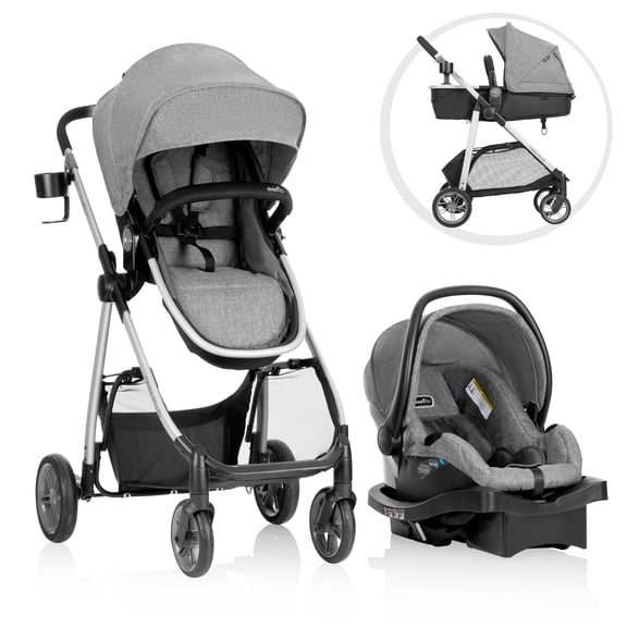 Système de voyage Evenflo Omni Plus avec siège d'auto pour bébé Litemax (0-5 ans)