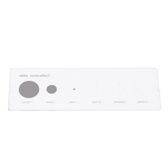 Calibration Calibration Slide Ruler 0.01mm-10mm Range Accurate Microscope Calibration Sheet for Laboratory