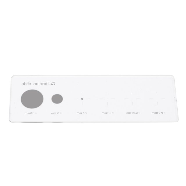 Calibration Calibration Slide Ruler 0.01mm-10mm Range Accurate Microscope Calibration Sheet for Laboratory