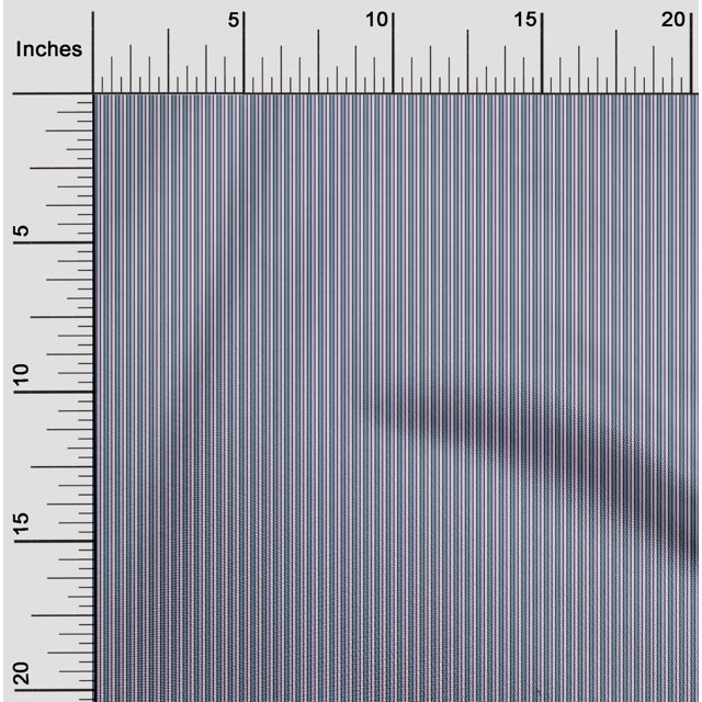 oneOone Cotton Poplin Fabric Shadow Stripe Printed Craft Fabric BTY 42 Inch Wide