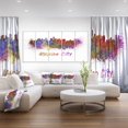 thumbnail image 3 of Design Art Mexico City Skyline Canvas Print, 3 of 3