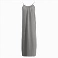 thumbnail image 4 of NIEWTR Robe Décontractée Tissée pour Tout-Petits et Bébés Filles, Bretelles Larges, Robe Soleil Fluide pour les Journées d'Été (Gris, 12-13 Ans), 4 of 6