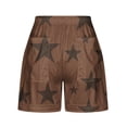 thumbnail image 3 of Plebaso Women's Summer Casual Shorts Printed Drawstring Shorts Lightweight Beach Shorts with Pockets, 3 of 5