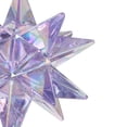 thumbnail image 3 of HOLIDAY TIME 3.25 Inch Lavender Iridescent Star Christmas Ornament, 100% PP Hanging Tree Decor, 3 of 4