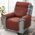 thumbnail image 3 of Knit Pure Color Couch Cover Full Coverage For Recliner & Sofa Pet Friendly All Season Sofa Pad Functional Lounger Cover Leather Couch Covers for Sofa Paper Covers Couch with Chaise Slipcover, 3 of 3